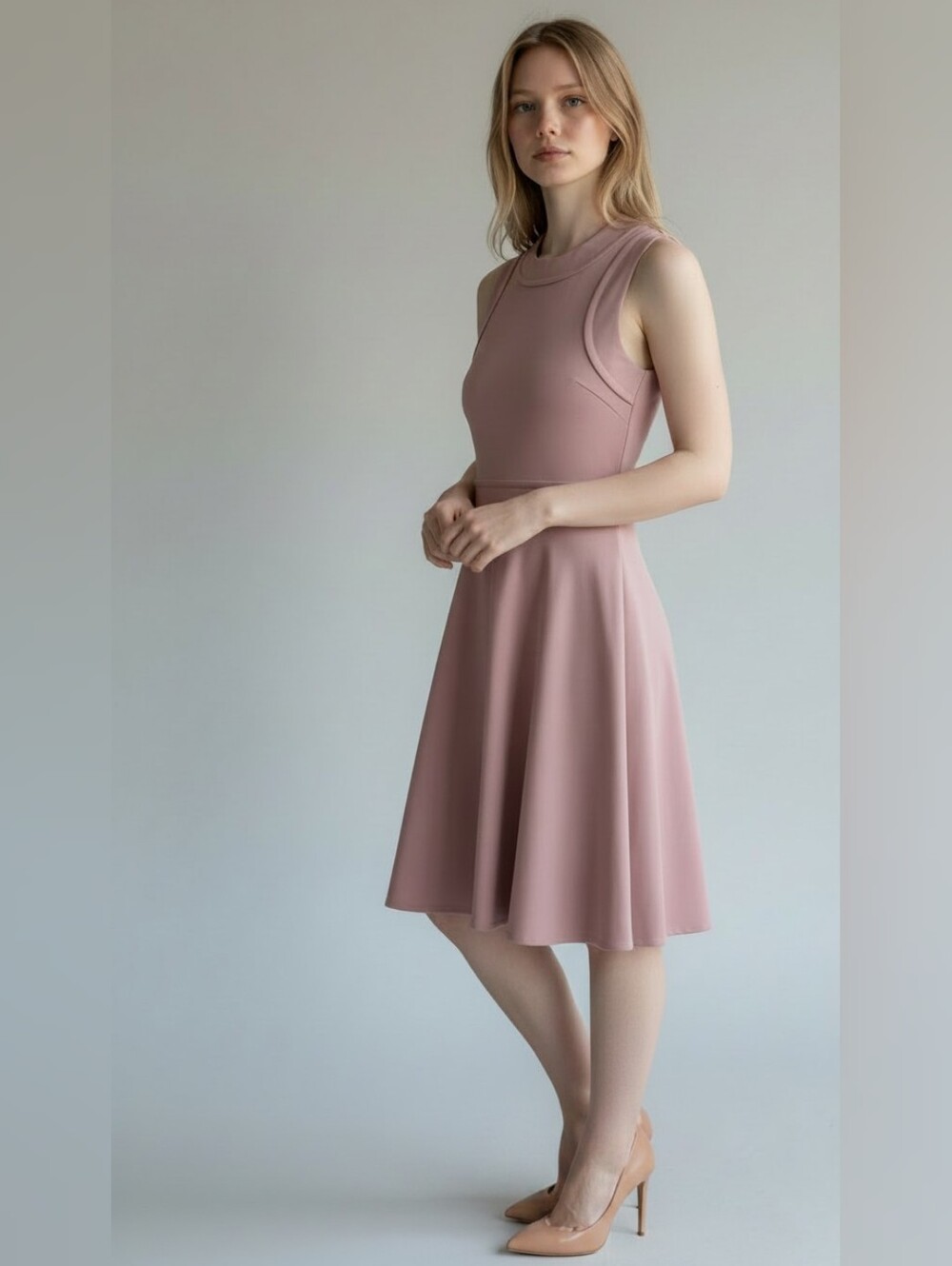 NEW Gucci Pink Sleeveless Dress 364332 Size XS $1500 NWT FW2014 Belted Detail